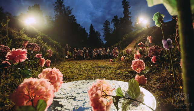 свадьба по мотивам пьесы Шекспира «Сон в летнюю ночь», церемония