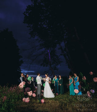свадьба по мотивам пьесы Шекспира «Сон в летнюю ночь», церемония