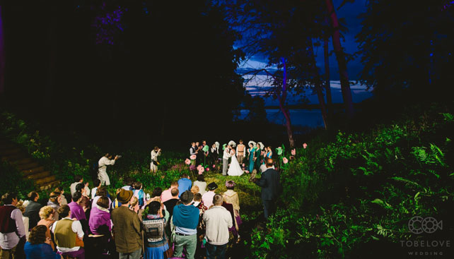 свадьба по мотивам пьесы Шекспира «Сон в летнюю ночь», церемония