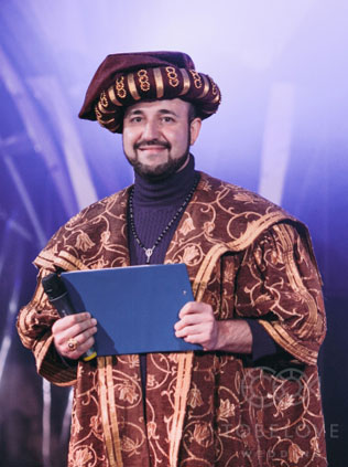 свадьба по мотивам пьесы Шекспира «Сон в летнюю ночь», ведущий