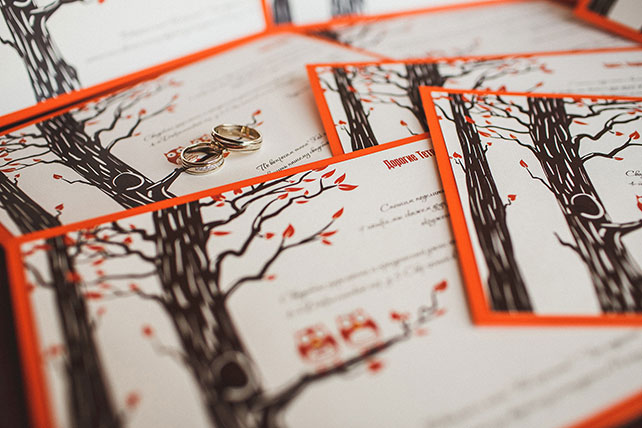 совиная свадьба, приглашения