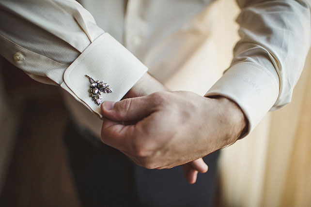 совиная свадьба, запонки жениха