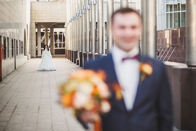 совиная свадьба, встреча жениха и невесты