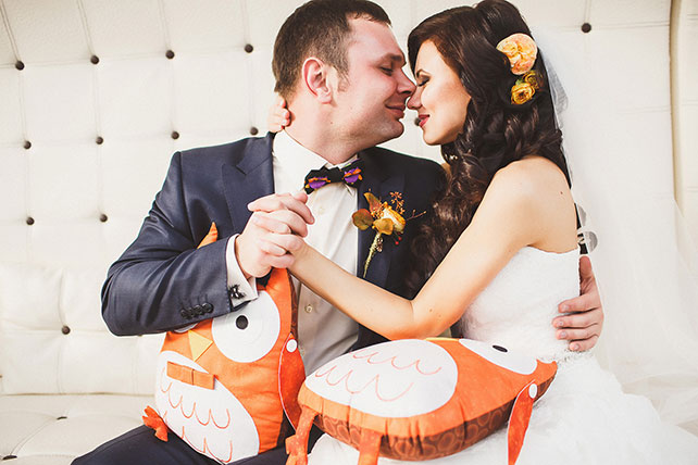 совиная свадьба, фотосессия