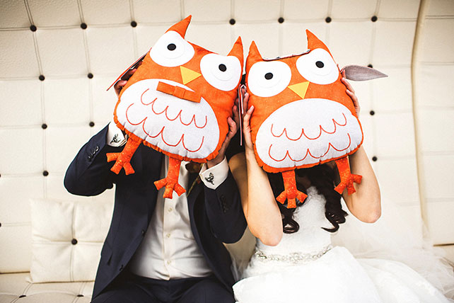 совиная свадьба, фотосессия
