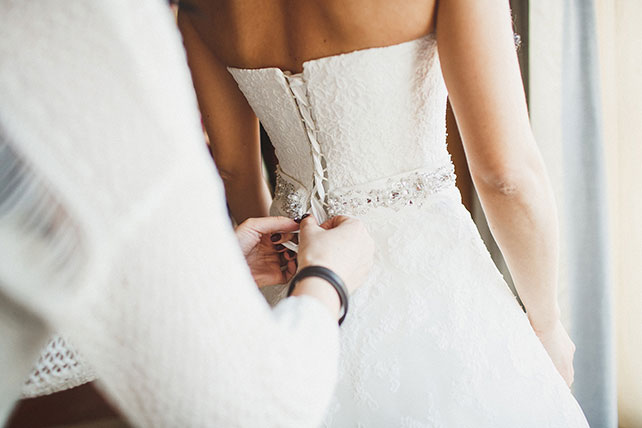 совиная свадьба, платье невесты