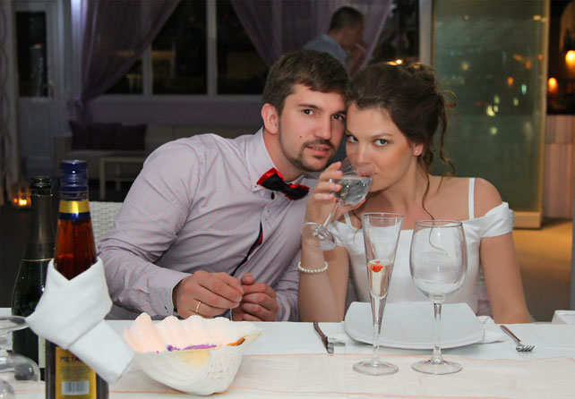 свадьба в Санторини