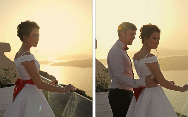 свадьба в Санторини