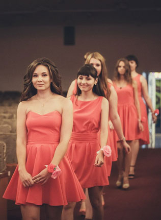 реальная свадьба, современная свадьба, подружки невесты