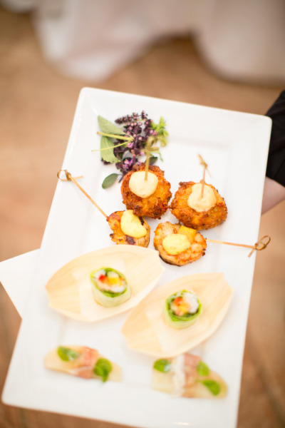 закуска на столе