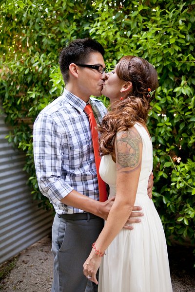 Поцелуй жениха и невесты