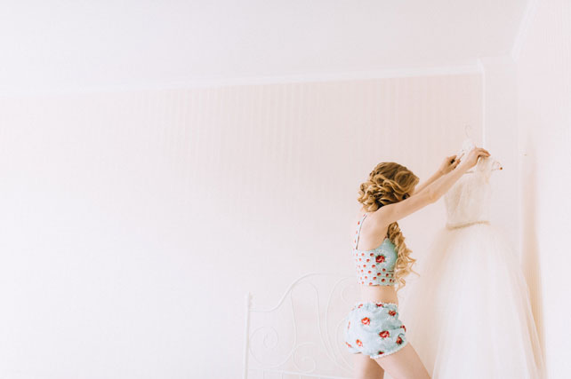 mmm, невеста с платьем