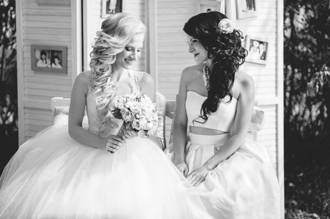 mmm, невеста с подружкой