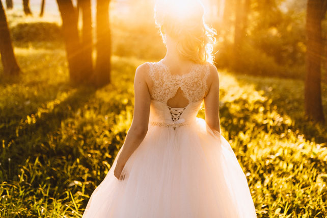 mmm, невеста на закате