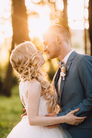 mmm, жених и невеста на закате