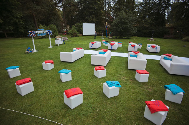 стильная свадьба в морской палитре, место церемонии