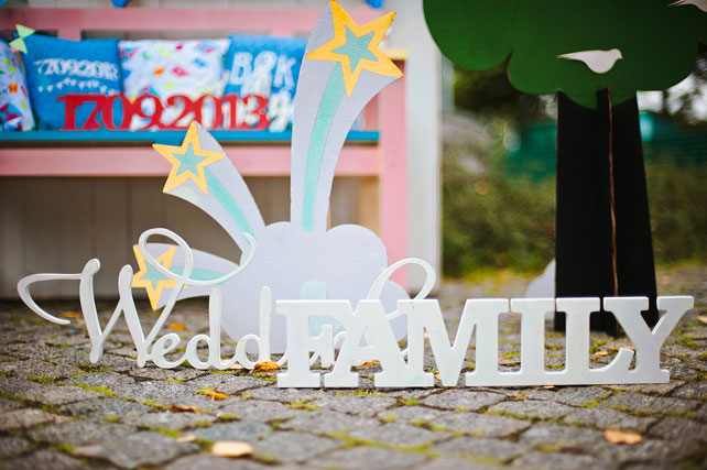 стильная свадьба в морской палитре, аксессуары для фотосессии