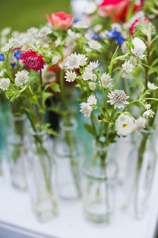 стильная свадьба в морской палитре, декор места церемонии