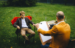 стильная свадьба в морской палитре, развлечения для гостей