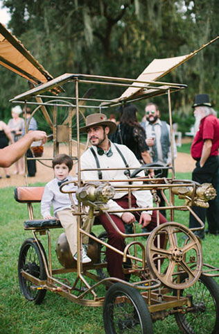 свадьба в стиле стимпанк, гости