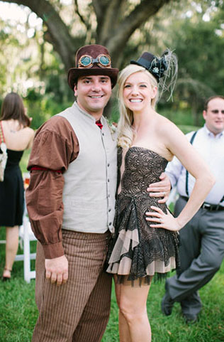 свадьба в стиле стимпанк, гости