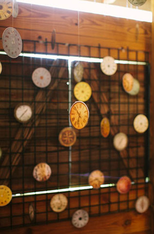 свадьба в стиле стимпанк, декор места торжества