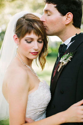 свадьба в стиле стимпанк, жених и невеста