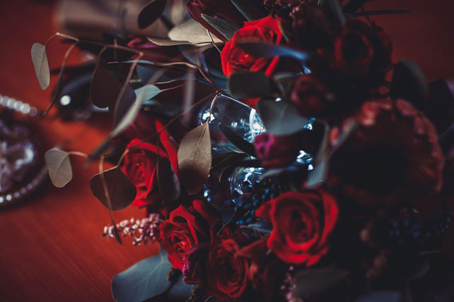 Свадьба в стиле стимпанк, букет невесты