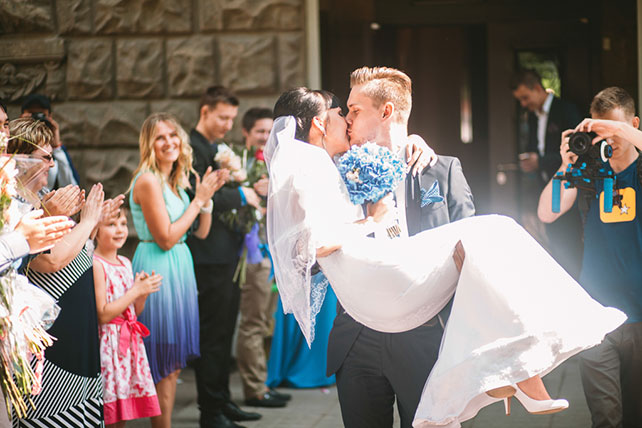 супергеройская свадьба, церемония