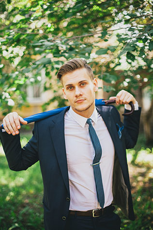 супергеройская свадьба, образ жениха