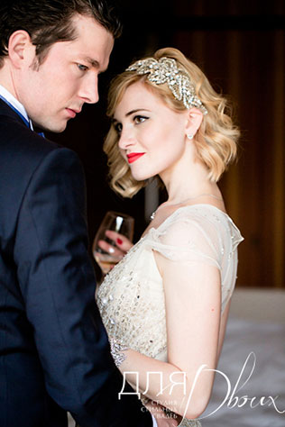 свадьба Анны и Шарля в стиле ар деко