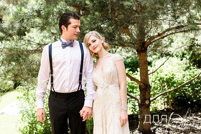 свадьба Анны и Шарля в стиле ар деко