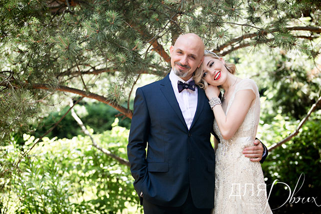 свадьба Анны и Шарля в стиле ар деко