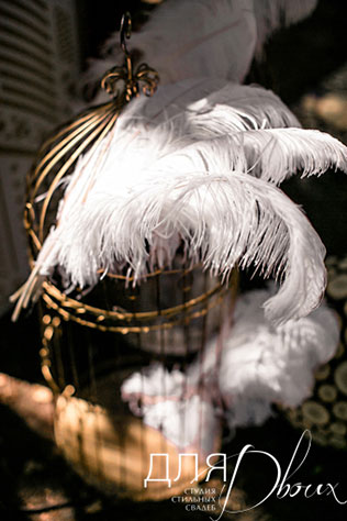 свадьба Анны и Шарля в стиле ар деко