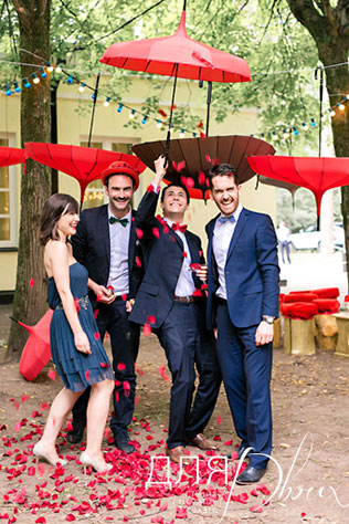 свадьба Анны и Шарля в стиле ар деко