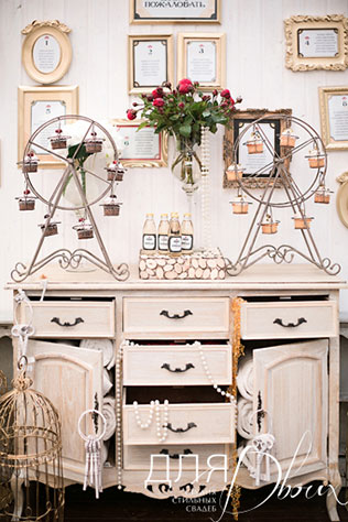 свадьба Анны и Шарля в стиле ар деко