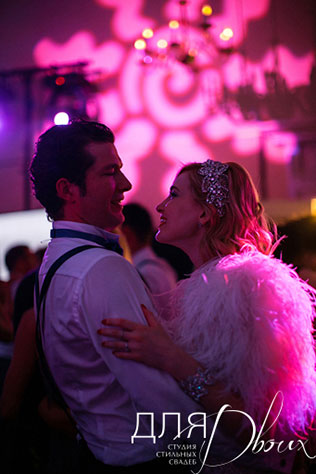 свадьба Анны и Шарля в стиле ар деко