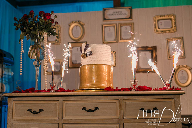 свадьба Анны и Шарля в стиле ар деко