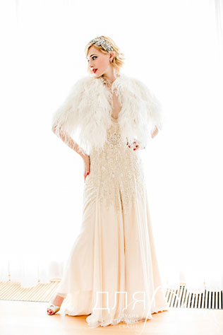 свадьба Анны и Шарля в стиле ар деко