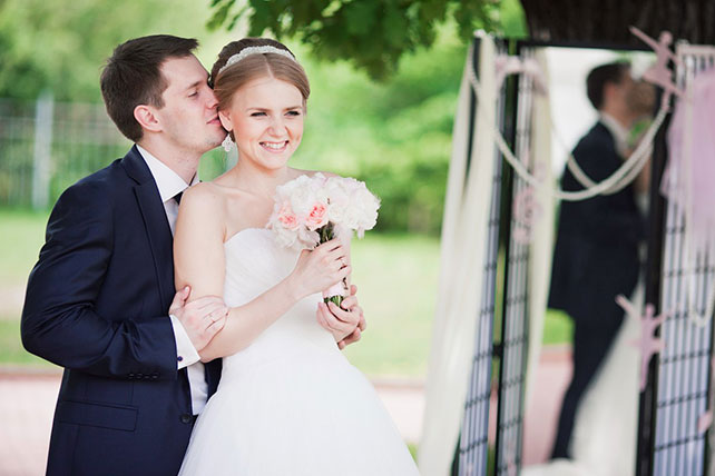 Изящная свадьба в тематике балет, фотосессия жениха и невесты