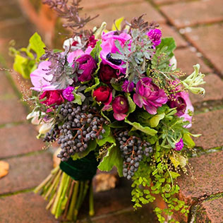 букет невесты, Мириам и Джей: свадьба по комиксам