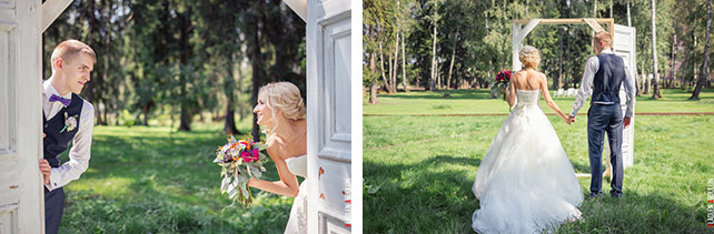 фотосессия жениха и невесты,  Анна и Александр: свадьба в стиле настольной игры Диксит