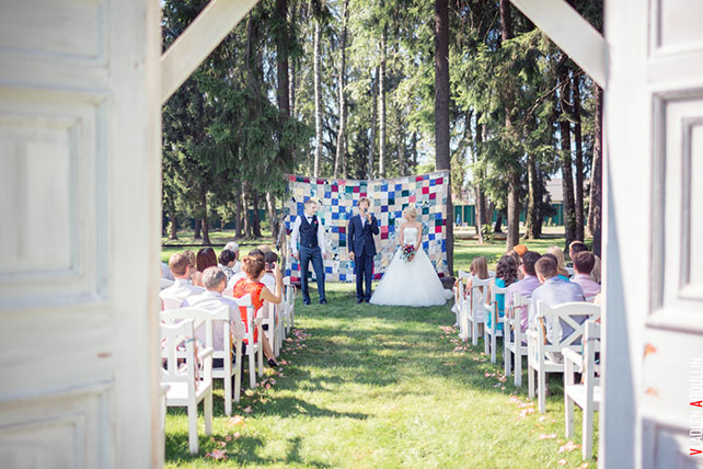 церемония бракосочетания, Анна и Александр: свадьба в стиле настольной игры Диксит