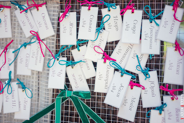 план рассадки гостей,  Анна и Александр: свадьба в стиле настольной игры Диксит