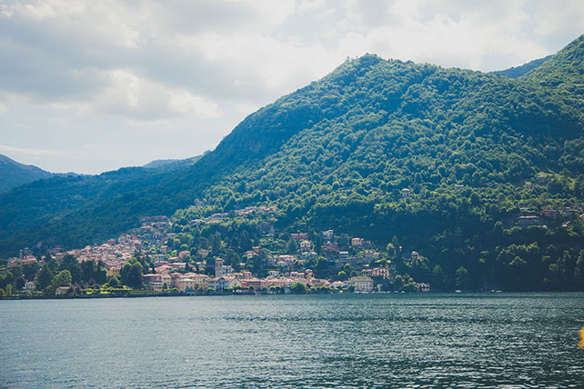 Оксана и Павел: свадьба для двоих на озере Комо, пейзажи на озере Комо