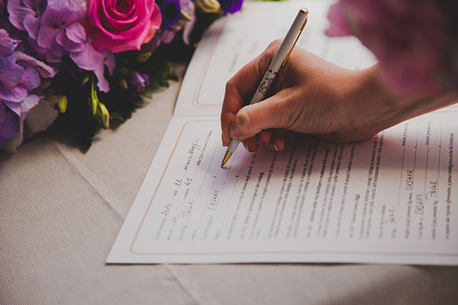 Оксана и Павел: свадьба для двоих на озере Комо, торжественная церемония бракосочетания