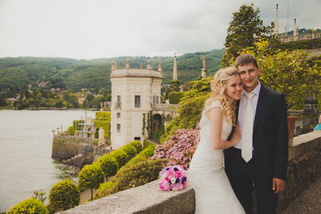 Оксана и Павел: свадьба для двоих на озере Комо, фотосессия жениха и невесты