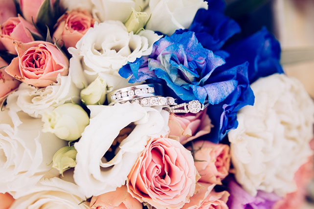 свадьба для двоих на Санторини, кольца