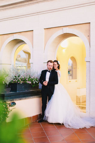 свадьба для двоих в Риме, жених и невеста