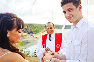 свадьба на Бали, свадебный обряд